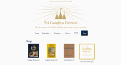 Desktop Screenshot of gaudiyadarshan.com
